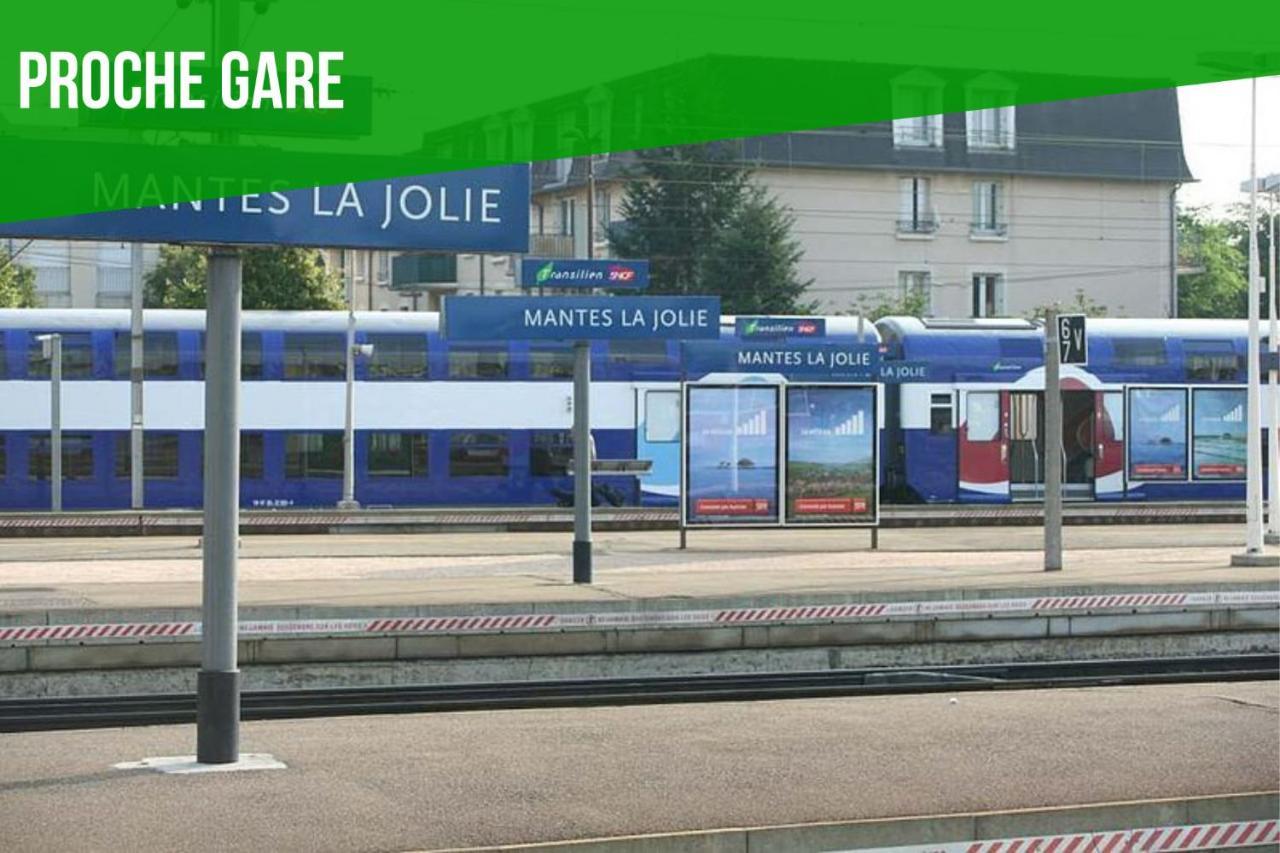 Gesteasy Au Top, Confort, Proche Gare Mantes-la-Jolie Esterno foto